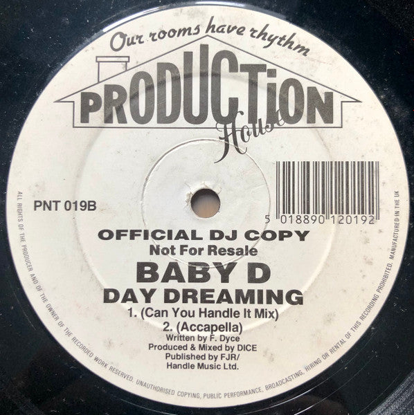 Baby D : Day Dreaming (12", Promo)