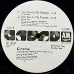 Cinema (5) : Put You In My Pocket (12", Promo)
