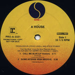 A House : Call Me Blue (12", Single, Promo)