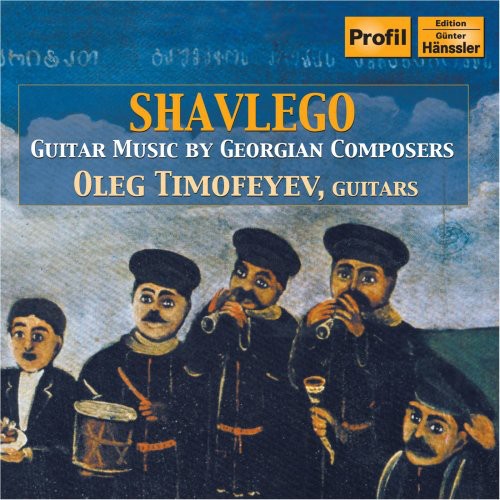 the album cover for Oleg Timofeyev - Shavlego: Georgian Guitar Music