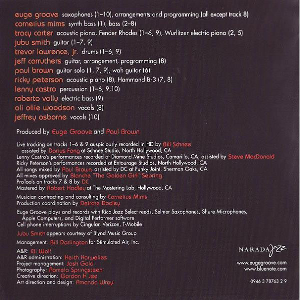 Euge Groove : Born 2 Groove (CD, Album)