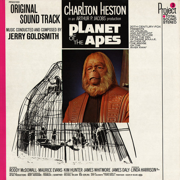 Jerry Goldsmith : Planet Of The Apes - Original Sound Track (LP, Album, Ter)