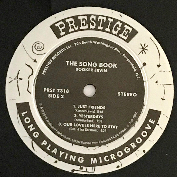 Booker Ervin : The Song Book (LP, Album, Ltd, RE, RM, 200)