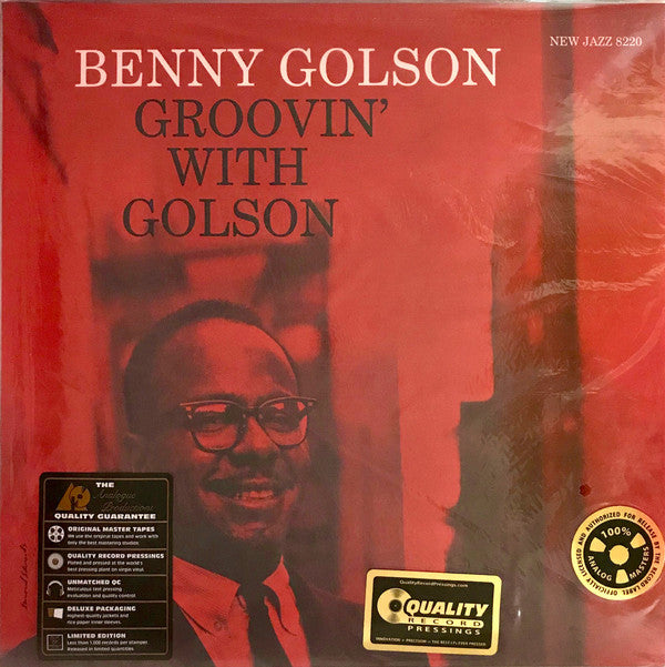 Benny Golson : Groovin' With Golson (LP, Album, Ltd, Num, RE, RM, 200)
