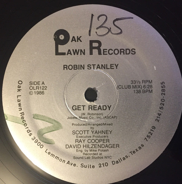 Robin Stanley : Get Ready (12")