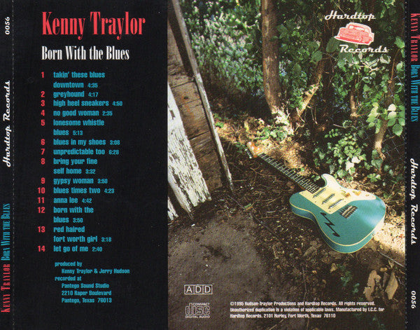 Kenny Traylor : Born With The Blues (CD, Album)