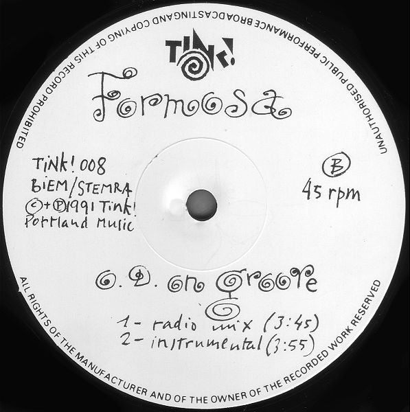 Formosa : O.D. On Groove (12")