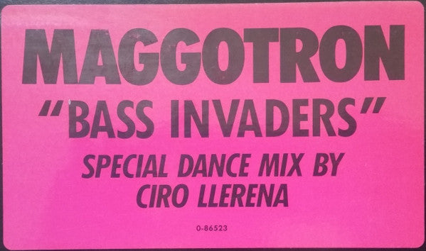 Maggotron : Bass Invaders (12", Promo, All)