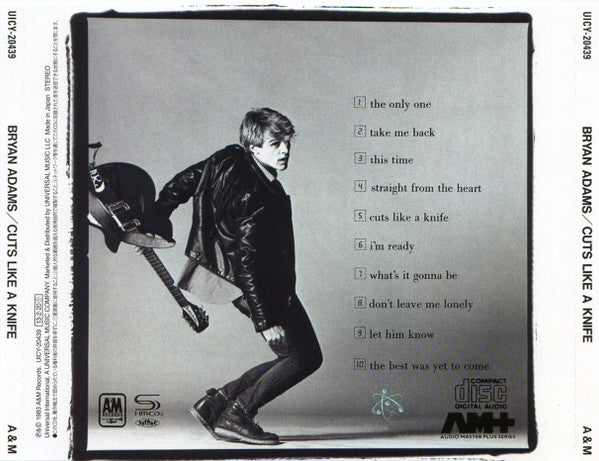 Bryan Adams : Cuts Like A Knife (CD, Album, RE, RM, SHM)