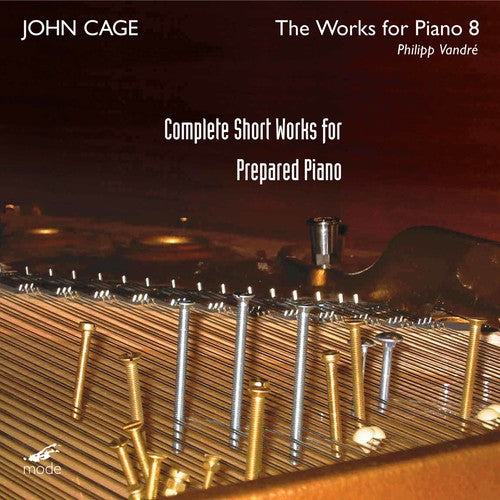 the album cover for Philipp Vandré - Complete Short Works for Prepared Piano