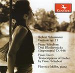 the album cover for Schumann / Schubert / Liszt / Millet - Fantasie Op 17