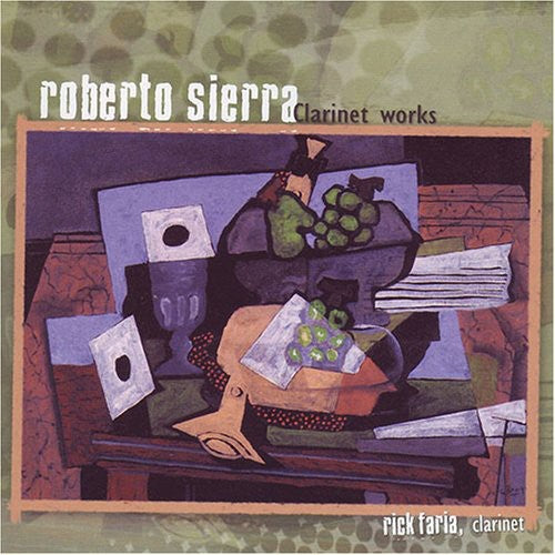 the album cover for R. SIERRA - Clarinet Works