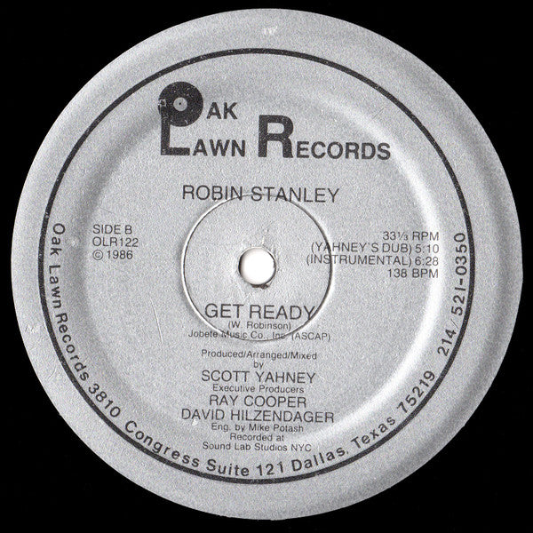 Robin Stanley : Get Ready (12")