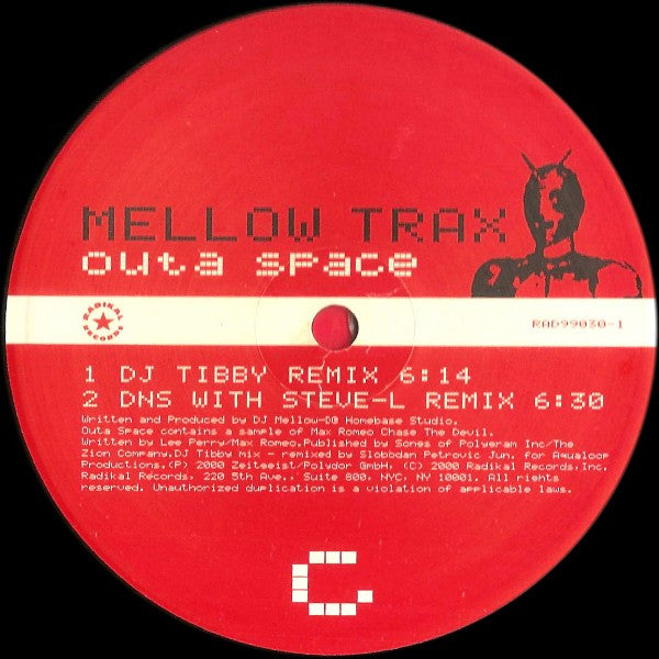 Mellow Trax : Outa Space (2x12")