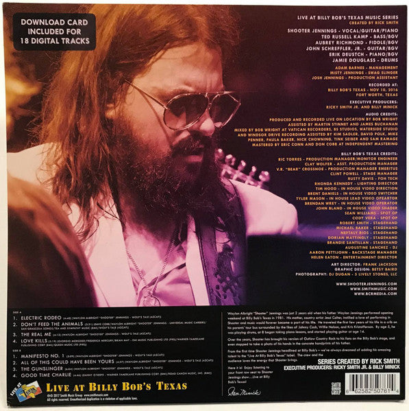 Shooter Jennings : Live At Billy Bob's Texas (LP, Album)
