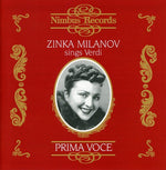 the album cover for Zinka Milanov - Prima Voce: Zinka Milanov / Various