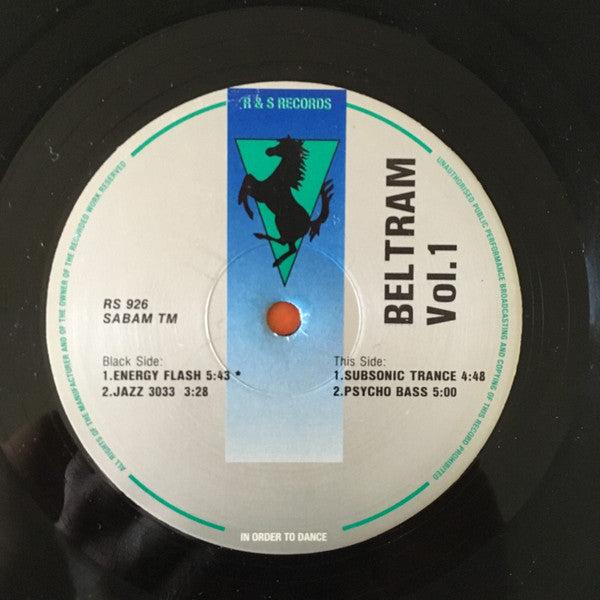 Joey Beltram : Beltram Vol. 1 (12", RE, RP)