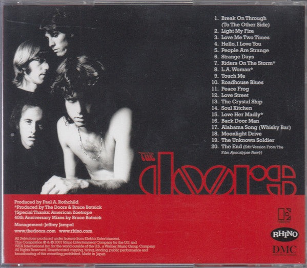 The Doors : The Very Best Of The Doors (CD, Comp, RE, RM, SHM)