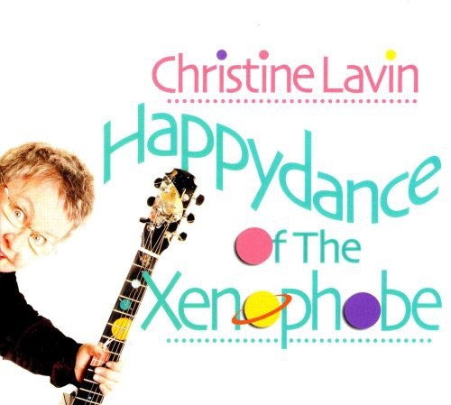 the album cover for Christine Lavin - Happydance of the Xenophobe