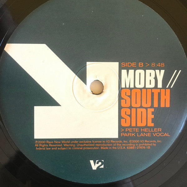 Moby Featuring Gwen Stefani : South Side (12")