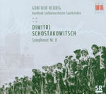 the album cover for D. SHOSTAKOVICH - Symphony 8
