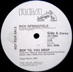 Rick Springfield : Bop 'Til You Drop (12", Single, Promo)