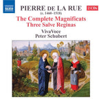the album cover for Peter Schubert - Complete Magnificats with Antiphons