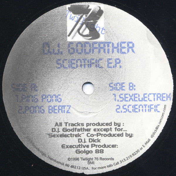 D.J. Godfather* : Scientific E.P. (12", EP)