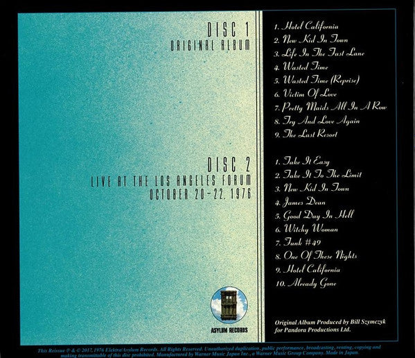 Eagles : Hotel California (2xCD, Album, RE, 40t)