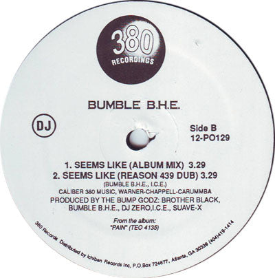 Bumble B.H.E. : Pain (12", Promo)