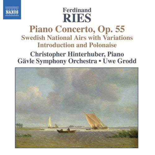 the album cover for Christopher Hinterhuber - Piano Concertos 2 / Concerto Op 55