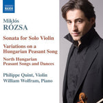 the album cover for Philippe Quint - Music for Violin & Piano Sonata Op 40