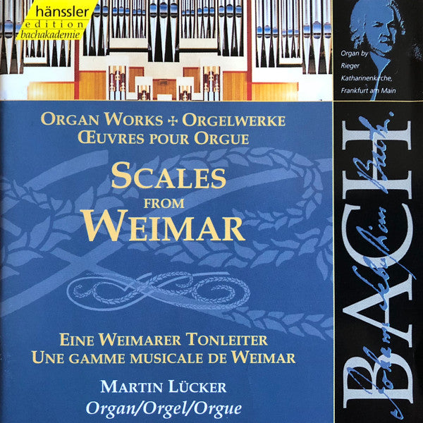Martin Lücker, Johann Sebastian Bach : Scales From Weimar (CD, Album)