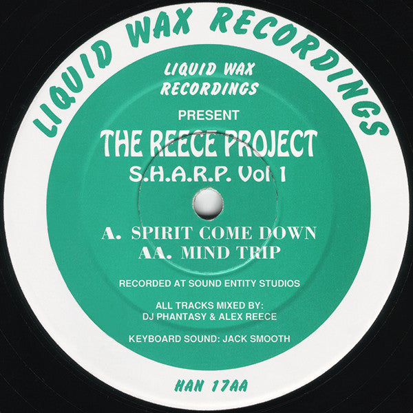The Reece Project : S.H.A.R.P. Vol 1 (12")