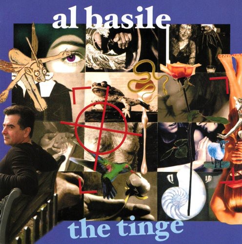 the album cover for Al Basile - The Tinge