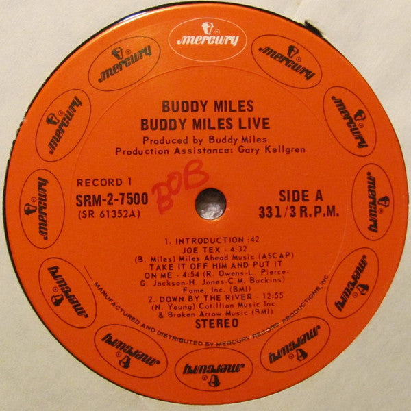 Buddy Miles : Buddy Miles Live (2xLP, Album, San)
