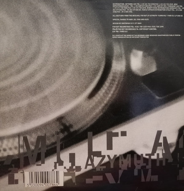 Azymuth : Jazz Carnival Part Two Of Two (12")