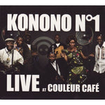 the album cover for Konono No.1 - Live at Couleur Cafe