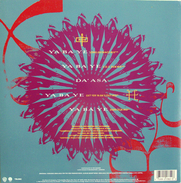 Ofra Haza : Ya Ba Ye (12", Maxi)