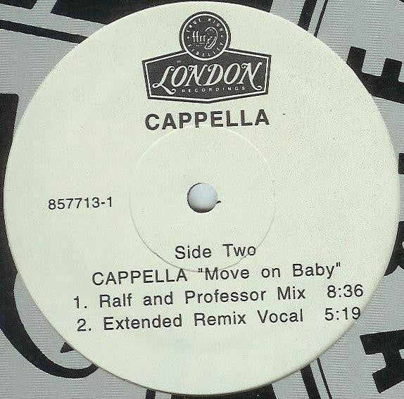 Cappella : Move On Baby (12", Promo)