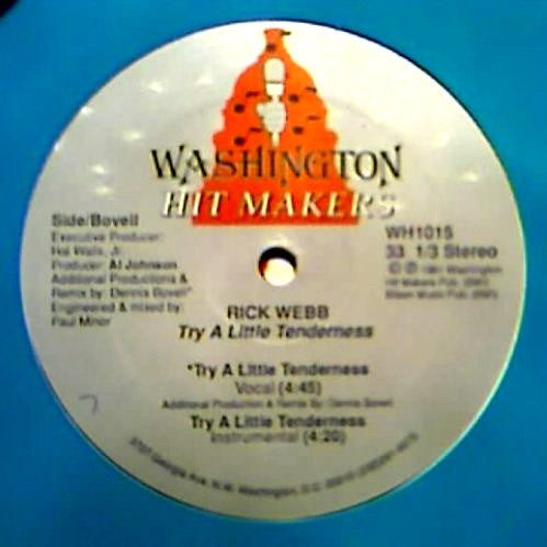 Rick Webb : Try A Little Tenderness (12")
