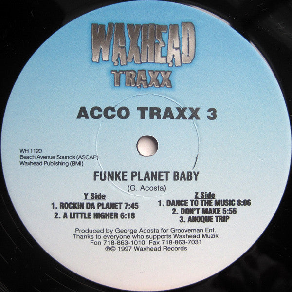 Acco Traxx 3* : Funke Planet Baby (12")