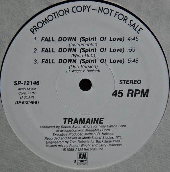 Tramaine* : Fall Down (Spirit Of Love) (12", Promo)