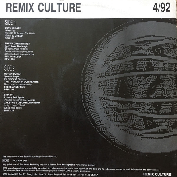 Various : Remix Culture 4/92 (12")