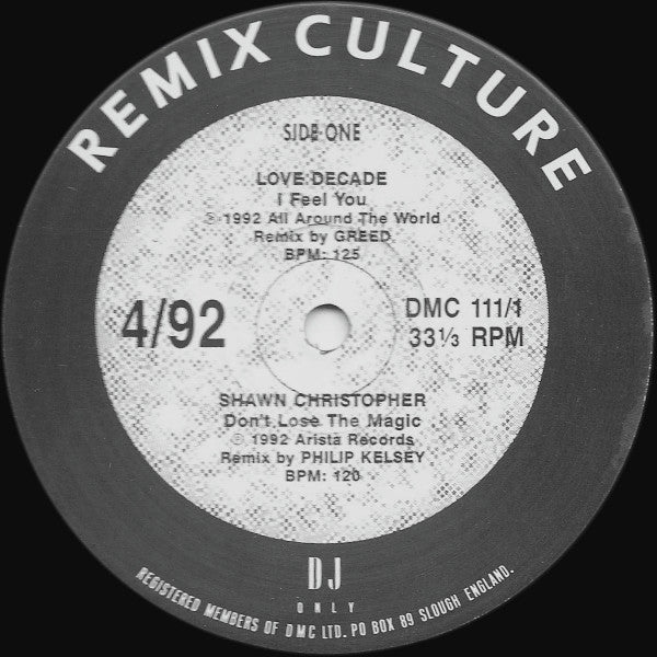 Various : Remix Culture 4/92 (12")
