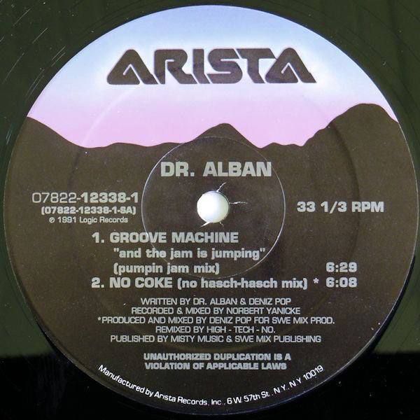 Dr. Alban : No Coke (12")