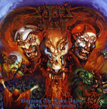 the album cover for Satan's Host - Burning the Born Again
