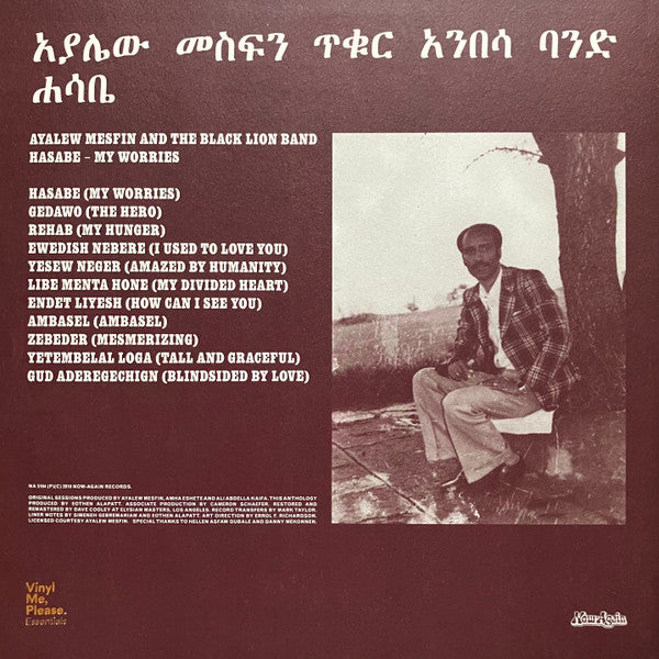 Ayalew Mesfin : Hasabe - My Worries (LP, Comp, Club, Mar)