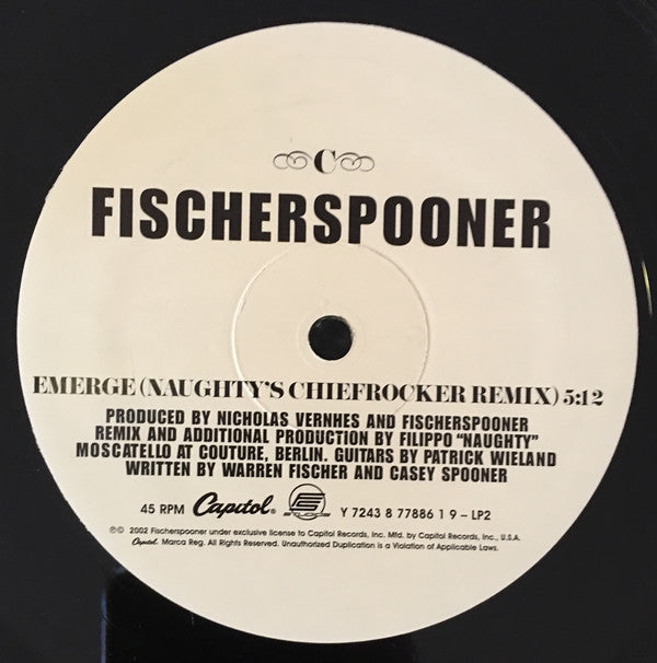 Fischerspooner : Emerge (2x12", Single)