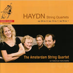 the album cover for The Amsterdam String Quartet - Haydn: String Quartets